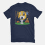 Snoopy Halloween Costume-Mens-Premium-Tee-Marinho