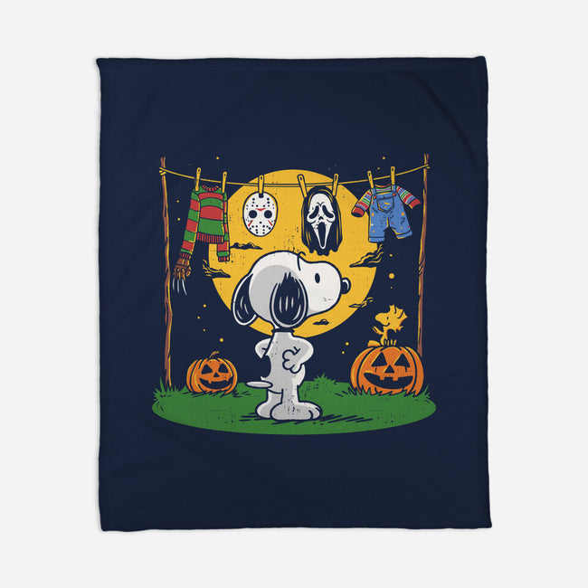 Snoopy Halloween Costume-None-Fleece-Blanket-Marinho