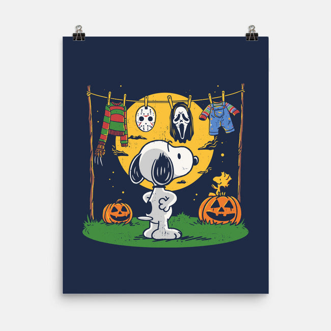 Snoopy Halloween Costume-None-Matte-Poster-Marinho