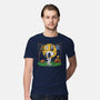 Snoopy Halloween Costume-Mens-Premium-Tee-Marinho