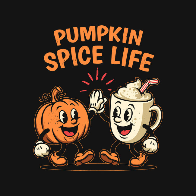 Pumpkin Spice Life-Womens-Fitted-Tee-Marinho