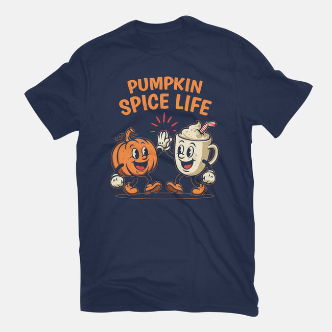 Pumpkin Spice Life-Mens-Heavyweight-Tee-Marinho