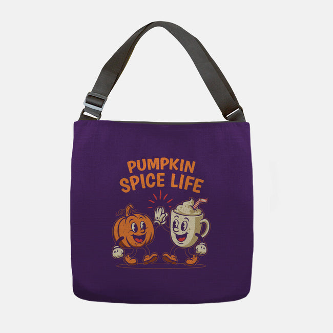 Pumpkin Spice Life-None-Adjustable Tote-Bag-Marinho
