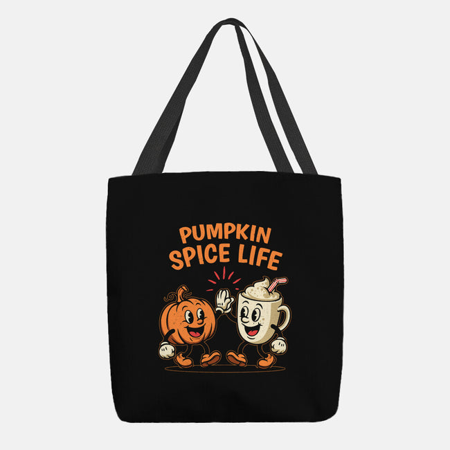 Pumpkin Spice Life-None-Basic Tote-Bag-Marinho