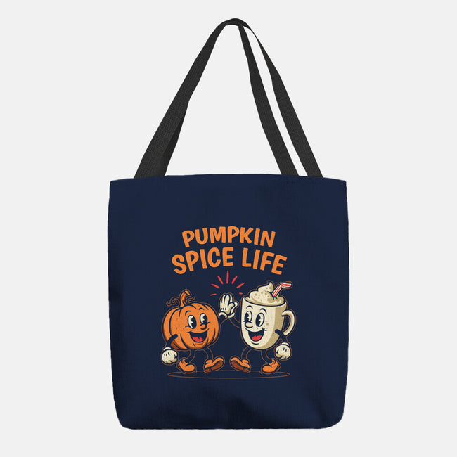 Pumpkin Spice Life-None-Basic Tote-Bag-Marinho