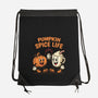 Pumpkin Spice Life-None-Drawstring-Bag-Marinho