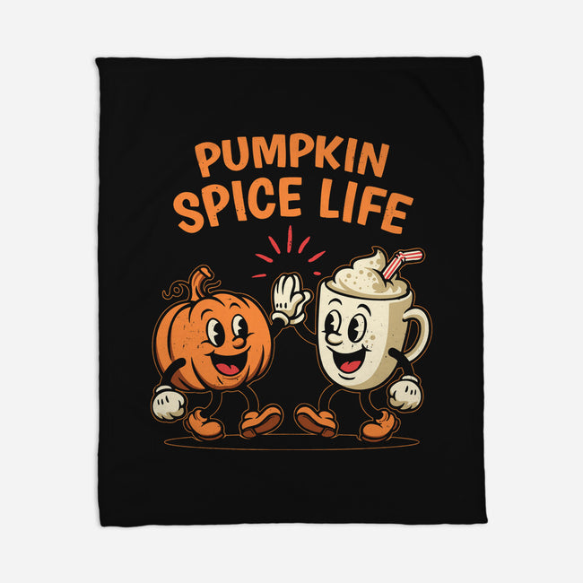 Pumpkin Spice Life-None-Fleece-Blanket-Marinho