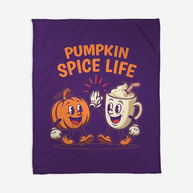 Pumpkin Spice Life-None-Fleece-Blanket-Marinho