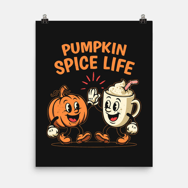 Pumpkin Spice Life-None-Matte-Poster-Marinho