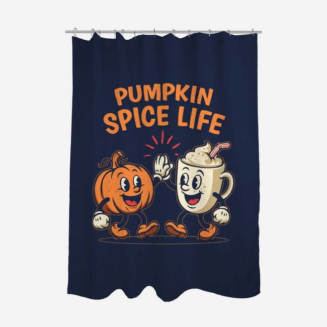Pumpkin Spice Life-None-Polyester-Shower Curtain-Marinho