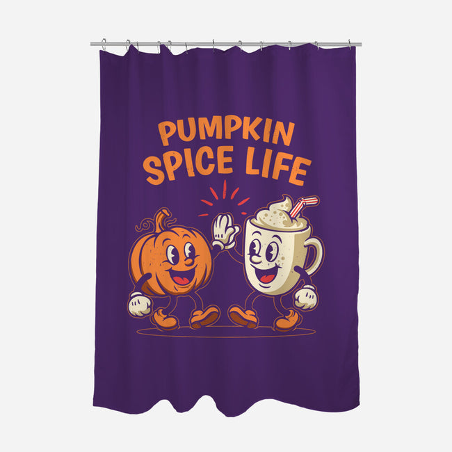 Pumpkin Spice Life-None-Polyester-Shower Curtain-Marinho