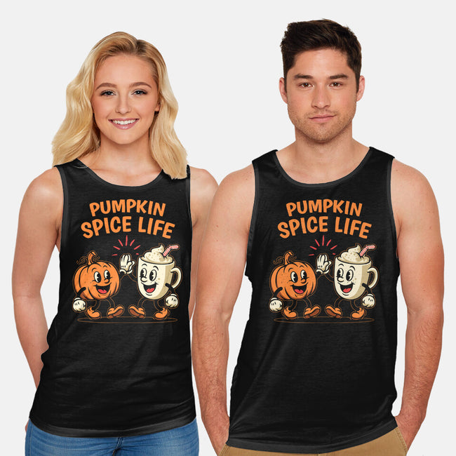 Pumpkin Spice Life-Unisex-Basic-Tank-Marinho