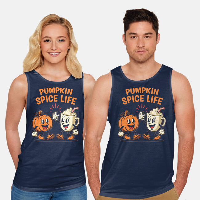 Pumpkin Spice Life-Unisex-Basic-Tank-Marinho