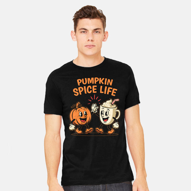 Pumpkin Spice Life-Mens-Heavyweight-Tee-Marinho