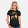 Pumpkin Spice Life-Womens-Fitted-Tee-Marinho