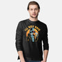I'll Beer Back-Mens-Long Sleeved-Tee-Marinho