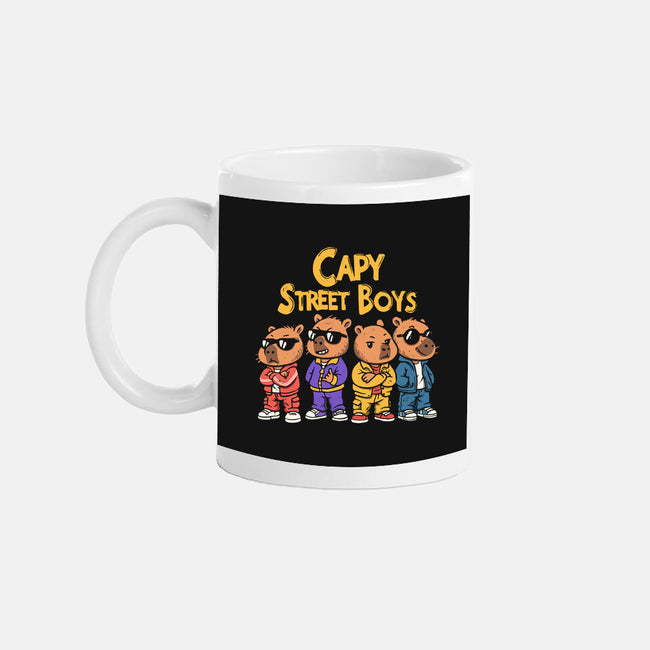 Capy Street Boys-None-Mug-Drinkware-Marinho