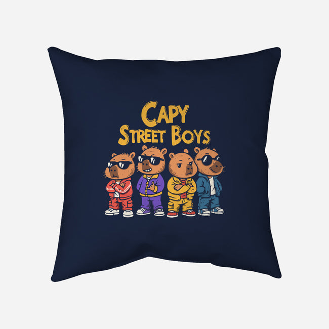 Capy Street Boys-None-Removable Cover w Insert-Throw Pillow-Marinho