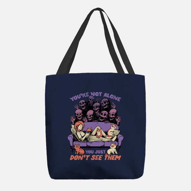 Ghosts and Cats Everywhere-None-Basic Tote-Bag-Studio Mootant