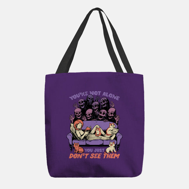 Ghosts and Cats Everywhere-None-Basic Tote-Bag-Studio Mootant