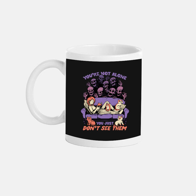 Ghosts and Cats Everywhere-None-Mug-Drinkware-Studio Mootant