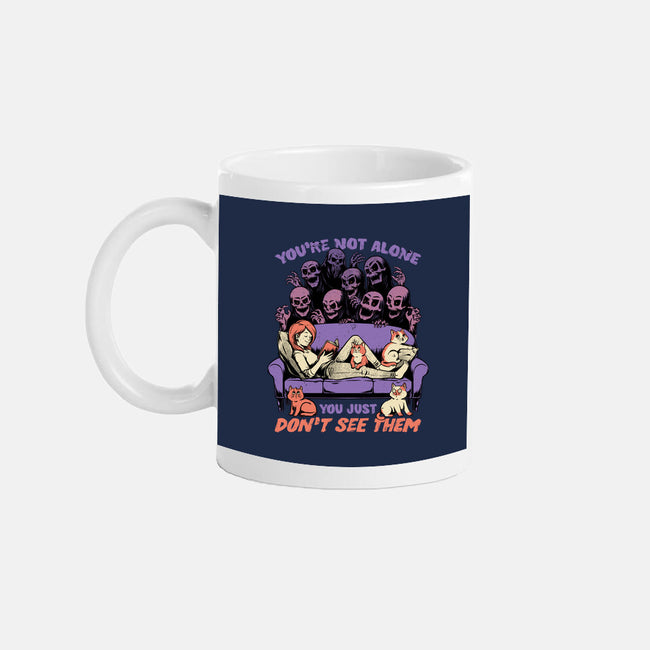 Ghosts and Cats Everywhere-None-Mug-Drinkware-Studio Mootant