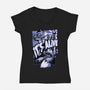 Experiment Alien Monster-Womens-V-Neck-Tee-Studio Mootant
