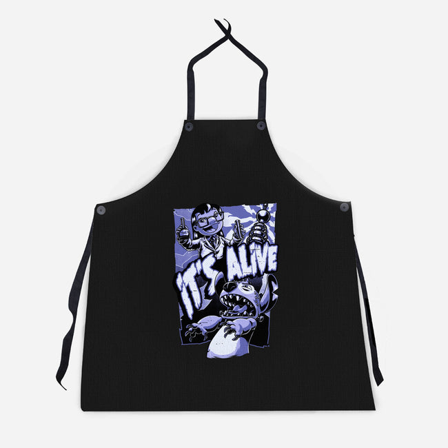 Experiment Alien Monster-Unisex-Kitchen-Apron-Studio Mootant
