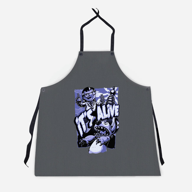 Experiment Alien Monster-Unisex-Kitchen-Apron-Studio Mootant