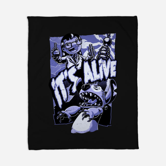 Experiment Alien Monster-None-Fleece-Blanket-Studio Mootant