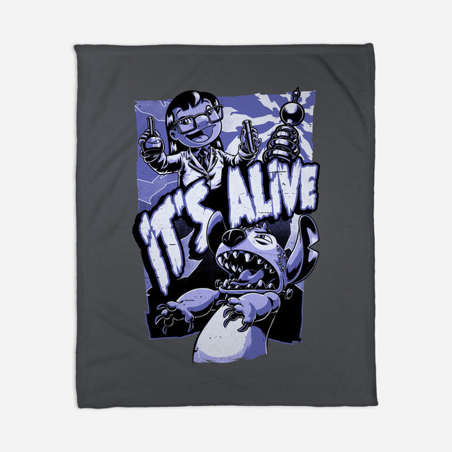 Experiment Alien Monster-None-Fleece-Blanket-Studio Mootant