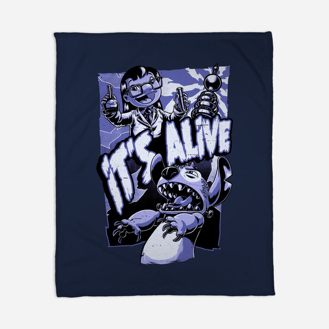 Experiment Alien Monster-None-Fleece-Blanket-Studio Mootant