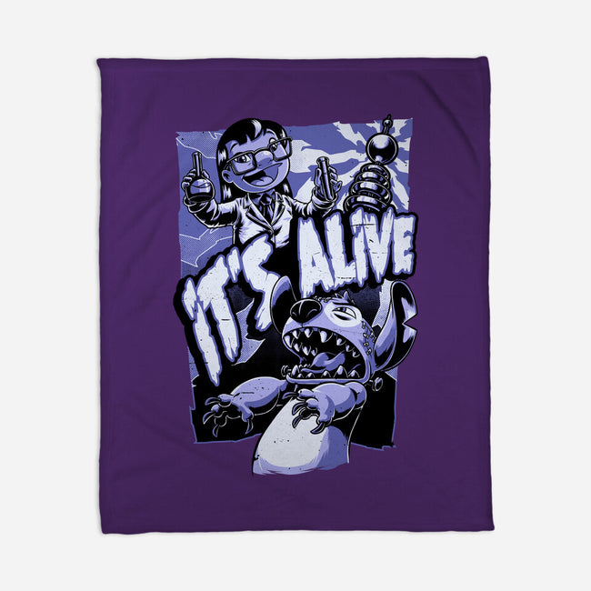 Experiment Alien Monster-None-Fleece-Blanket-Studio Mootant