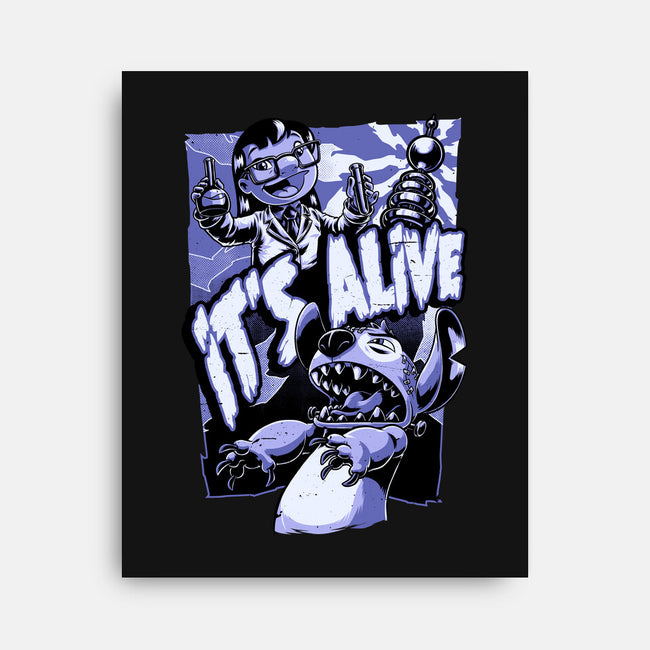 Experiment Alien Monster-None-Stretched-Canvas-Studio Mootant