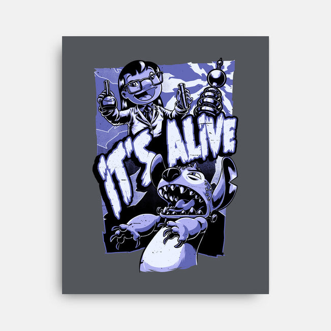 Experiment Alien Monster-None-Stretched-Canvas-Studio Mootant