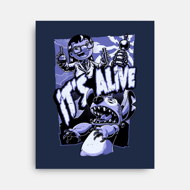 Experiment Alien Monster-None-Stretched-Canvas-Studio Mootant