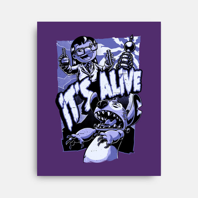Experiment Alien Monster-None-Stretched-Canvas-Studio Mootant