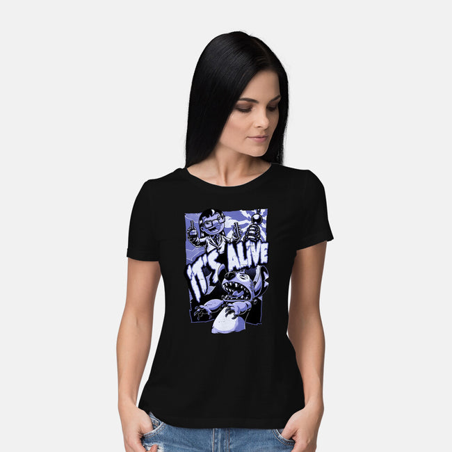 Experiment Alien Monster-Womens-Basic-Tee-Studio Mootant