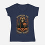 Blessed Spooky Season-Womens-V-Neck-Tee-Studio Mootant