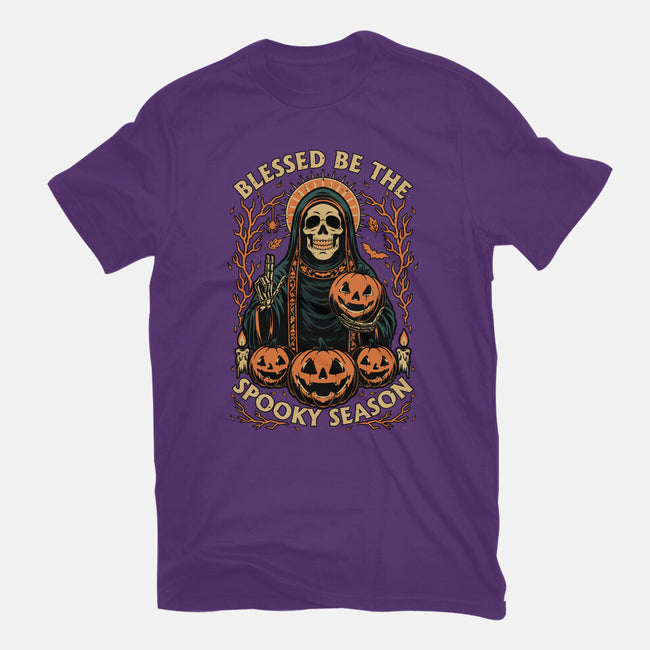 Blessed Spooky Season-Youth-Basic-Tee-Studio Mootant