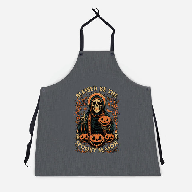 Blessed Spooky Season-Unisex-Kitchen-Apron-Studio Mootant