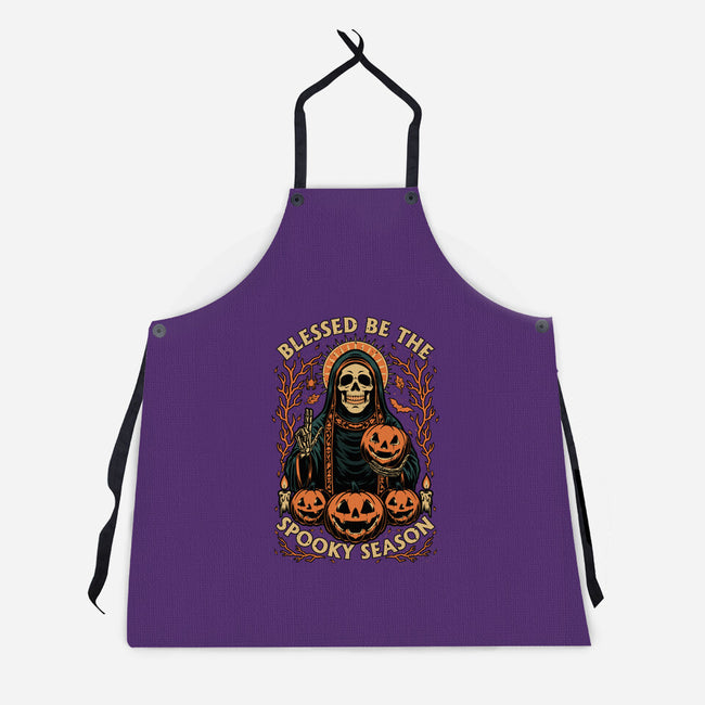 Blessed Spooky Season-Unisex-Kitchen-Apron-Studio Mootant