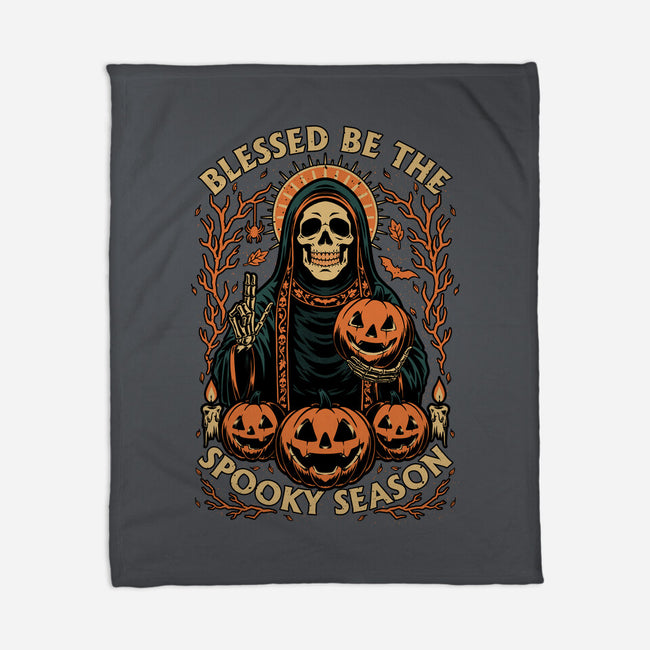 Blessed Spooky Season-None-Fleece-Blanket-Studio Mootant