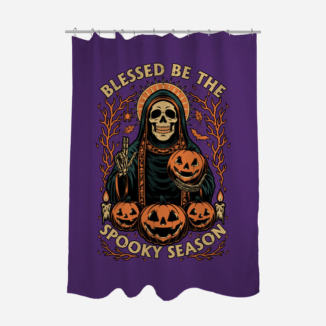 Blessed Spooky Season-None-Polyester-Shower Curtain-Studio Mootant