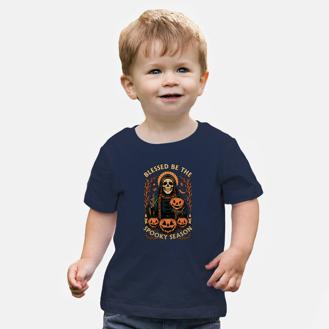 Blessed Spooky Season-Baby-Basic-Tee-Studio Mootant