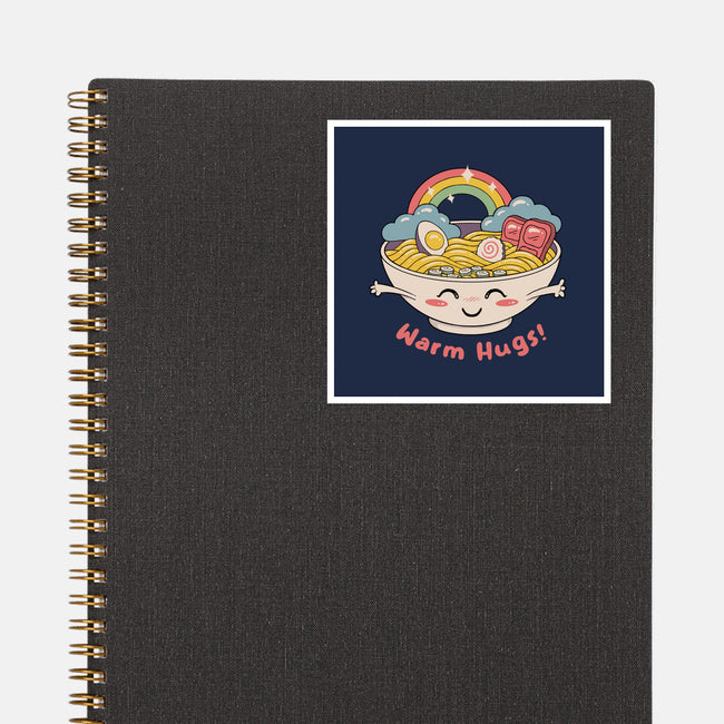 Warm Ramen Hugs-None-Glossy-Sticker-vp021