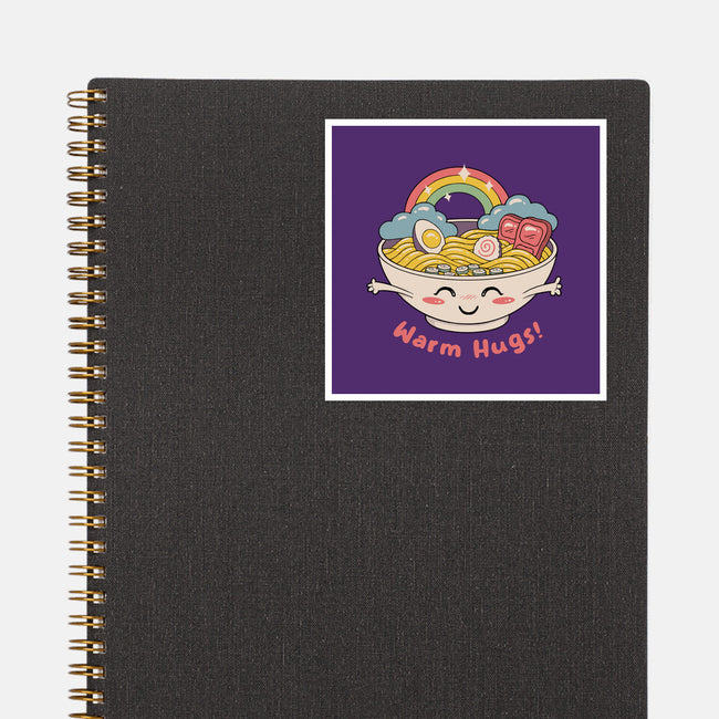 Warm Ramen Hugs-None-Glossy-Sticker-vp021