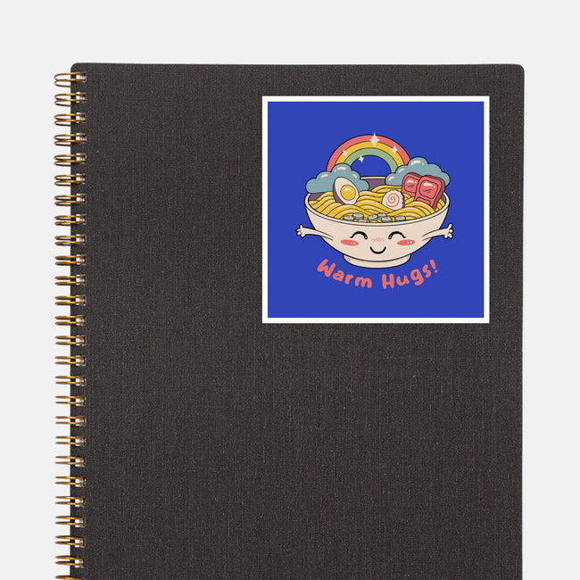 Warm Ramen Hugs-None-Glossy-Sticker-vp021