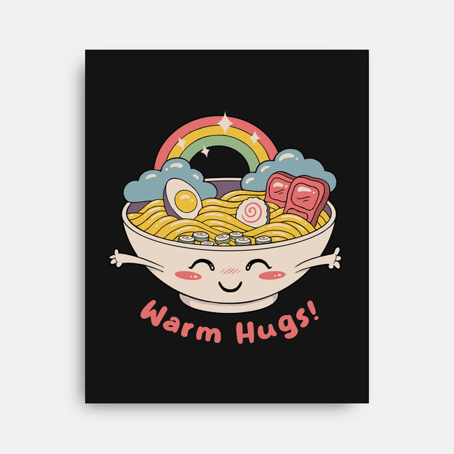 Warm Ramen Hugs-None-Stretched-Canvas-vp021