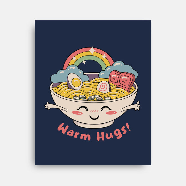 Warm Ramen Hugs-None-Stretched-Canvas-vp021